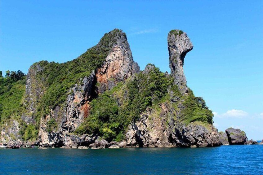 4 Islands Full-day Tour from Krabi with Tub, Chicken, Poda Island & Phra Nang