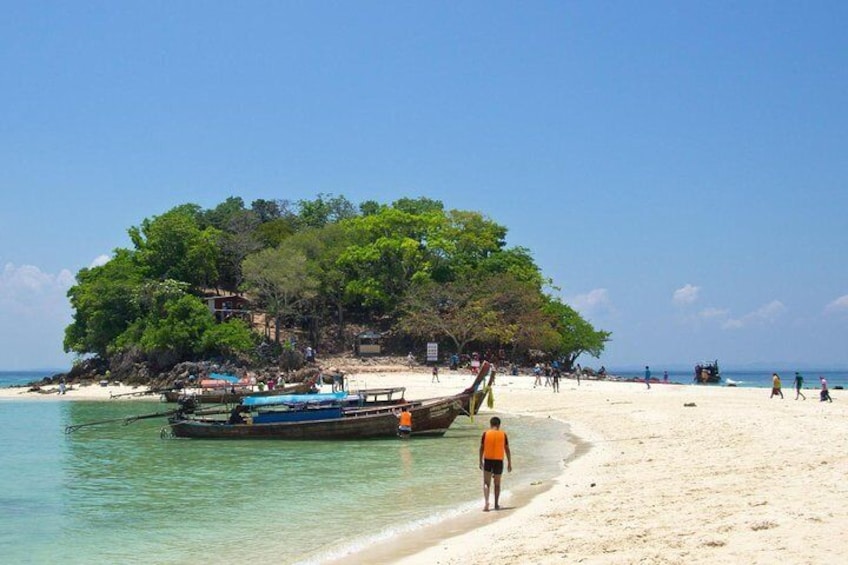 4 Islands Full-day Tour from Krabi with Tub, Chicken, Poda Island & Phra Nang