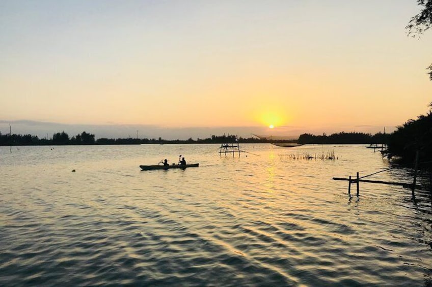 Sunset paddle