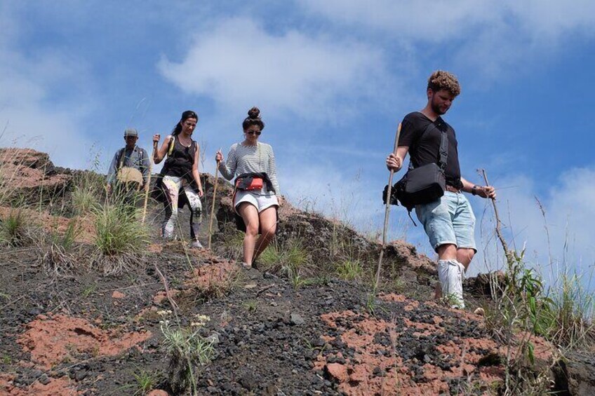 Batur Volcano Sunrise Trekking and Exotic Waterfall visit