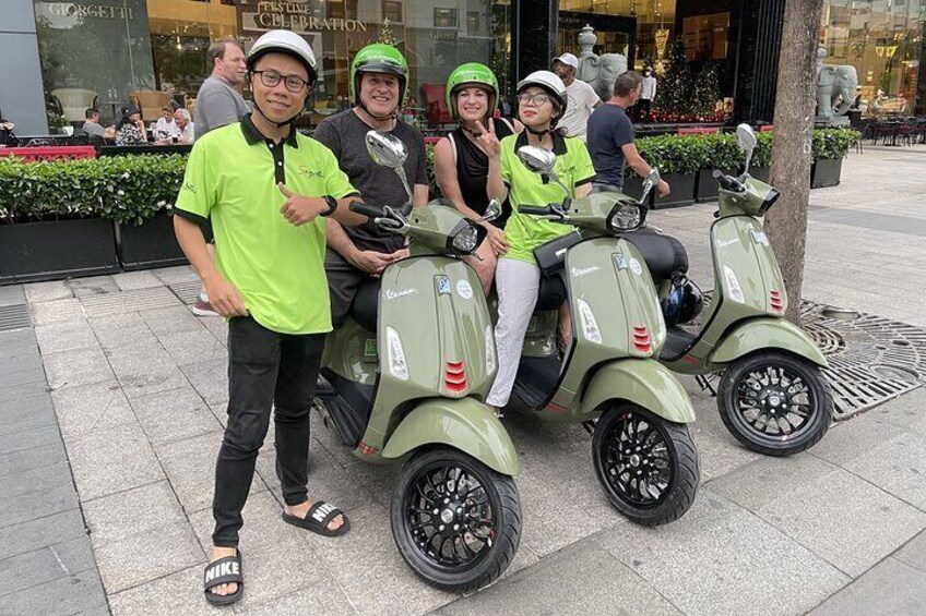 Saigon Combo Afternoon Adventure and Street Food Tour by Vespa 
