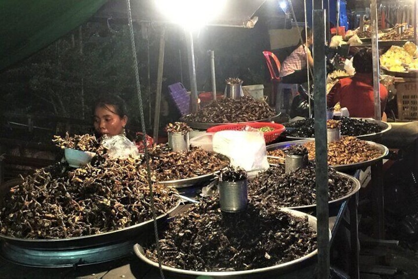Siem Reap 60 Night street foodie tour By Motorcycle