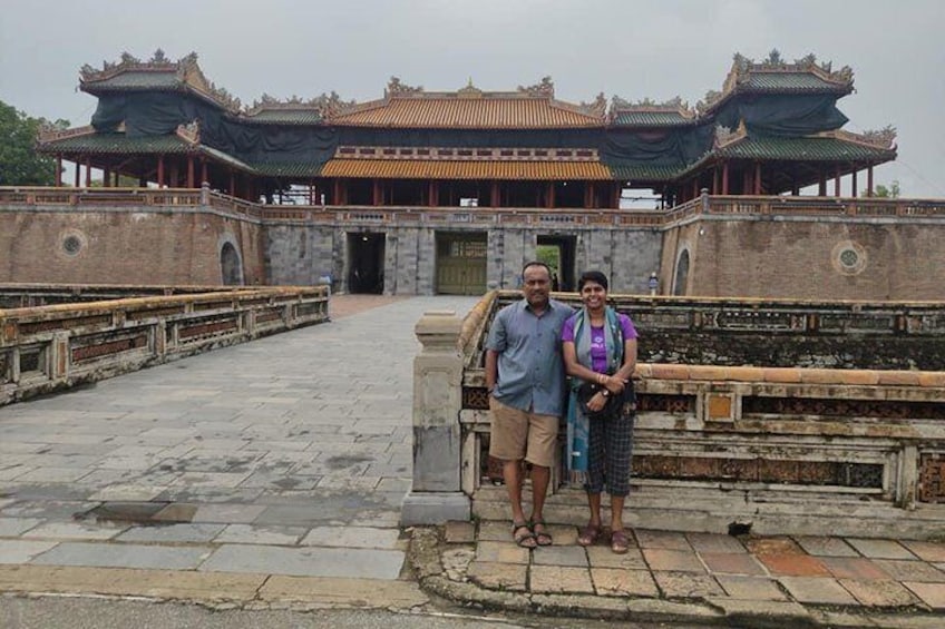 Guided FulldayTour to Visit Hue Imperial Palace, Royal King Tomb & Perfume River