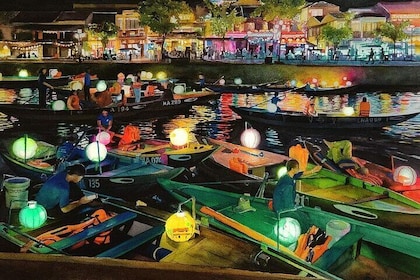 PRIVATE TOUR at Marble Mountain&Hoi An City-BoatRide-Night Market