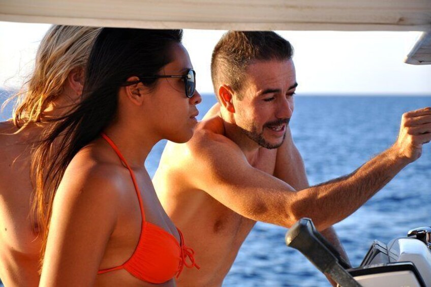 Our enthusiastic captains will be delighted to show you around the island of Formentera