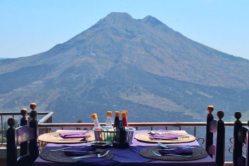 Kintamani with View Volcano and Having lunch