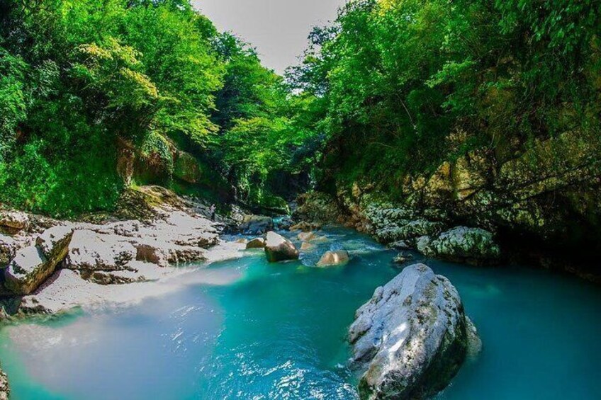 Tour from Tbilisi - To - Kutaisi || Martvili (Canyons)|| caves cities ||