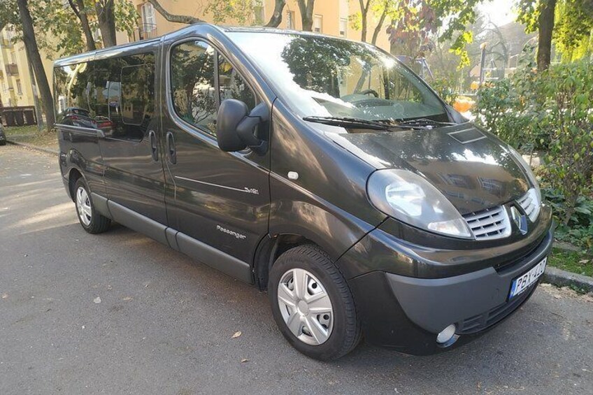 Private 9-seater minibus