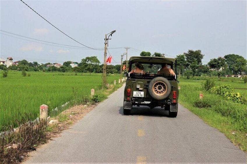 Half Day : Hanoi Countryside Jeep Tours