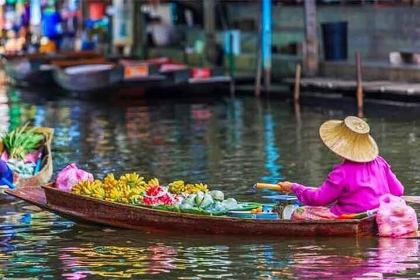 Bangkok - Damnern Saduak Floating Market, Risky Market & Amphawa Floating Market