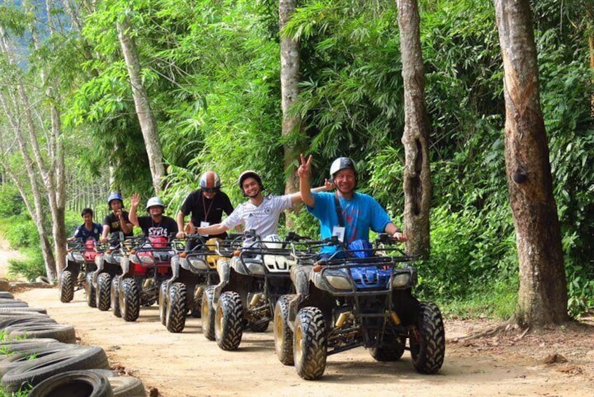 Full-Day Whitewater Rafting & ATV Adventure Tour from Krabi including Lunch