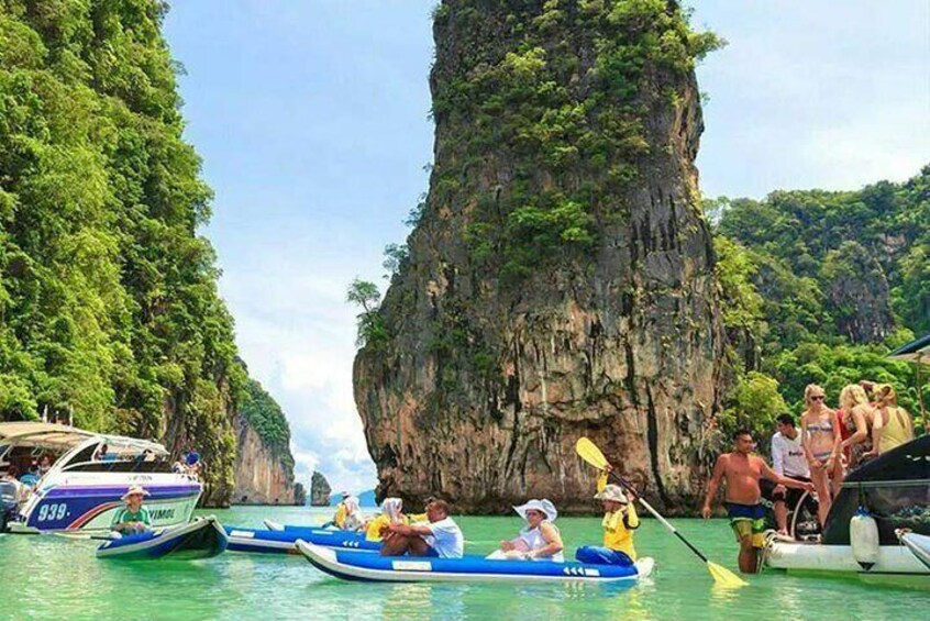 Phuket James Bond Island Adventure Tour by Longtail Boat with Lunch & Sea Canoe