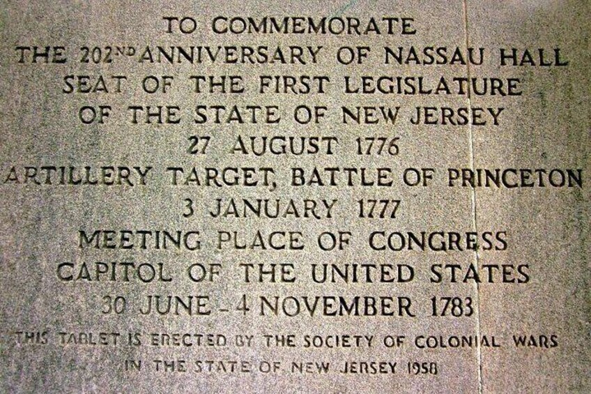 Princeton was the first Capitol of the United States? (yep, and the first official Capital, home of the first President AND site of the first White House. Don't worry, the comes together beautifully!