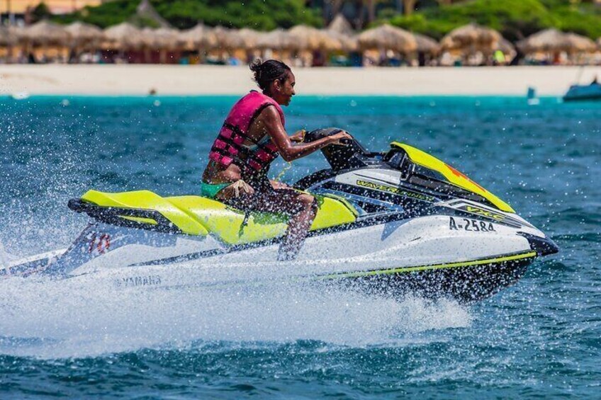 Super Cool Aruba Jet Ski Waverunner Rental 