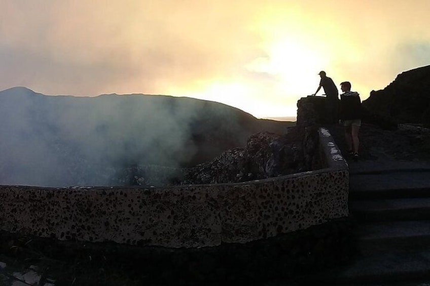 Sunset from Masaya Volcano