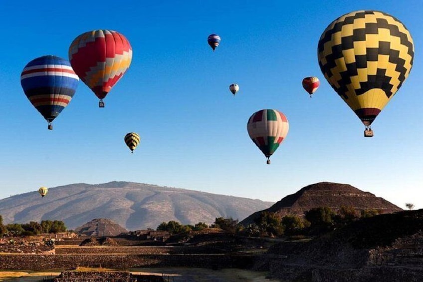 TEOTIHUACAN BALLOON RIDE (Transportation & breakfast)