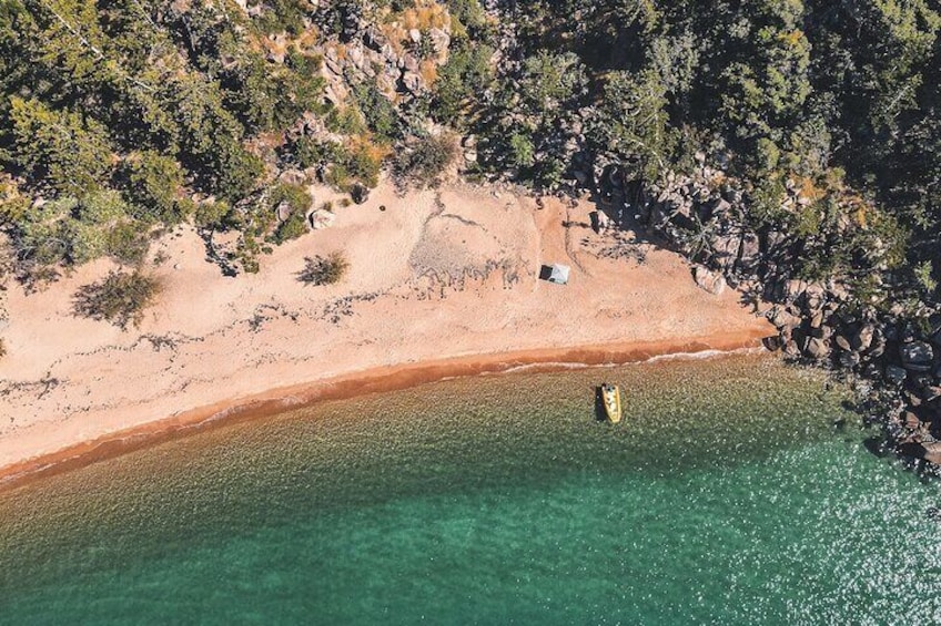 One of the remote beaches we can set up the picnic