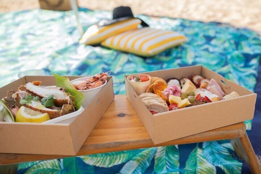 Gourmet locally-sourced picnic