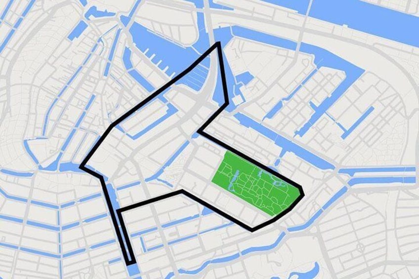 Amsterdam Light Festival - route