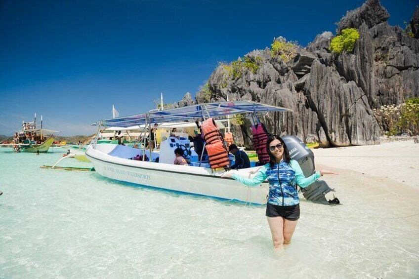 Coron Island Hopping Tour: via Private Speedboat