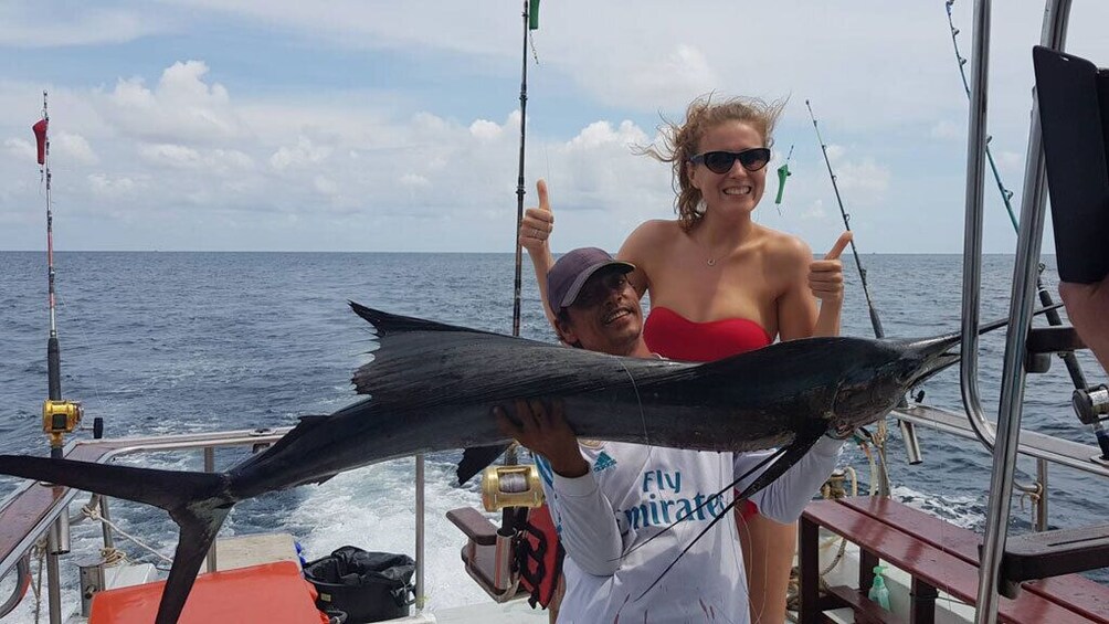 Racha Island Fishing Join On Special Giant Fish From Phuket