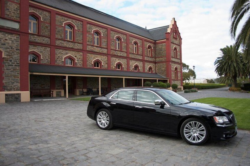 Luxury 300 Limo Sedans. Barossa Valley Private Chauffeured tours for 2 to 3 Adults.