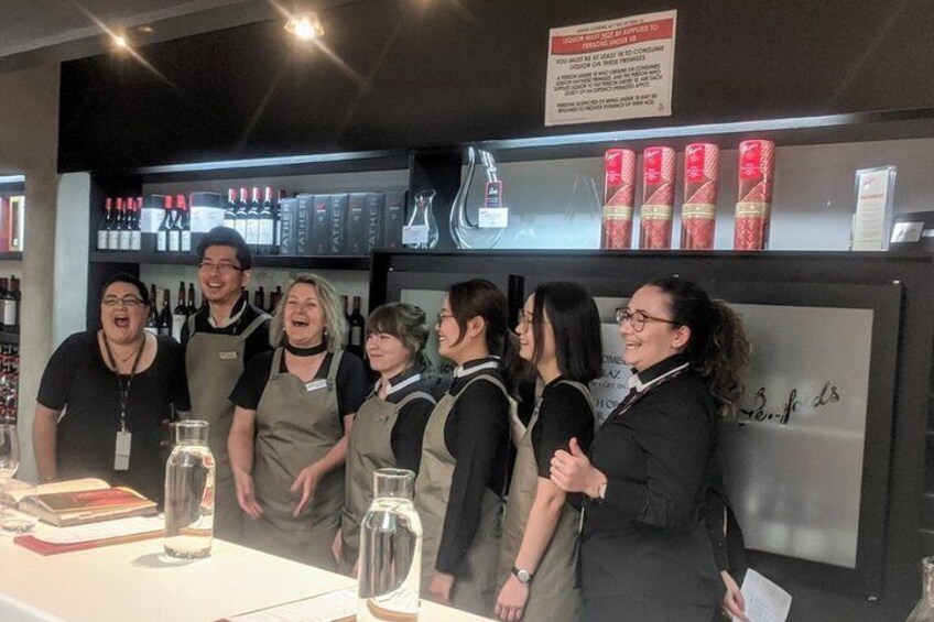 Always happy at Penfold Winery