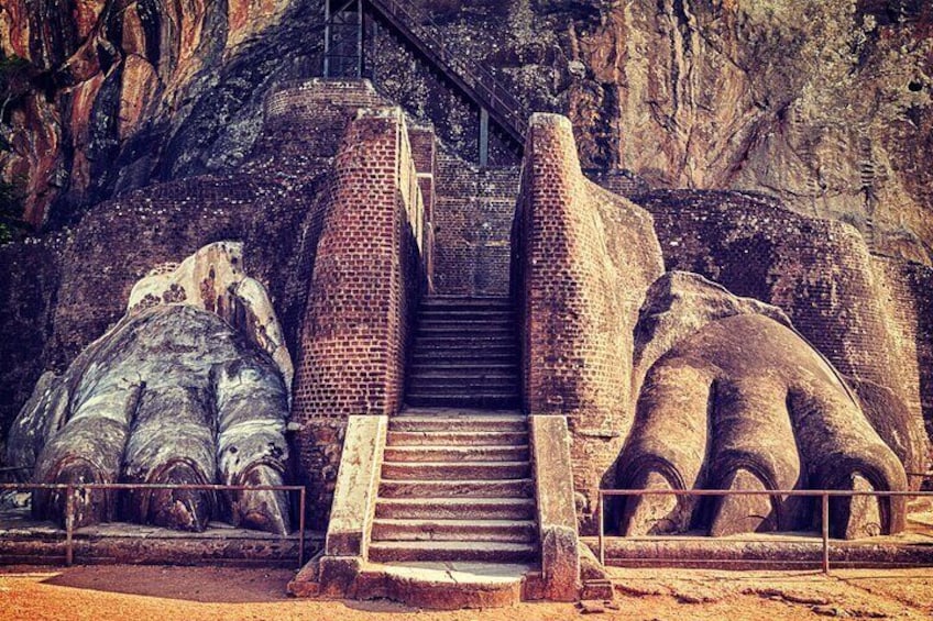 Sigiriya the Lion Fortress, Lion's Paw