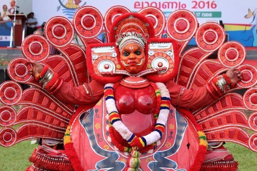 " Theyyam " ritual dance in Kerala.