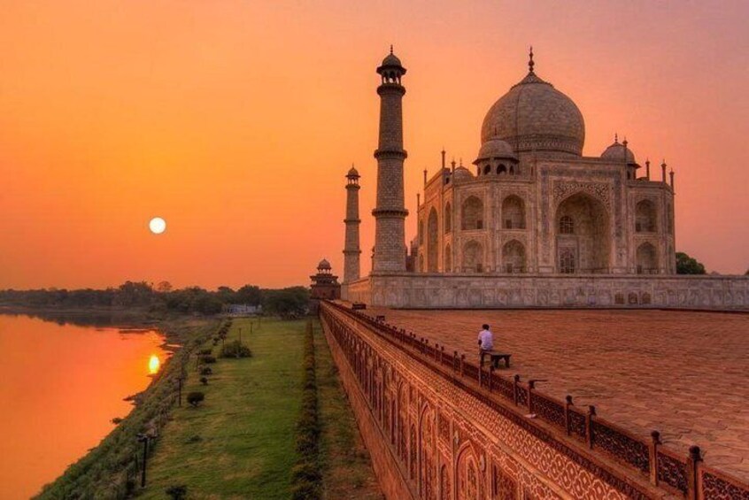 Taj Mahal at Sunrise