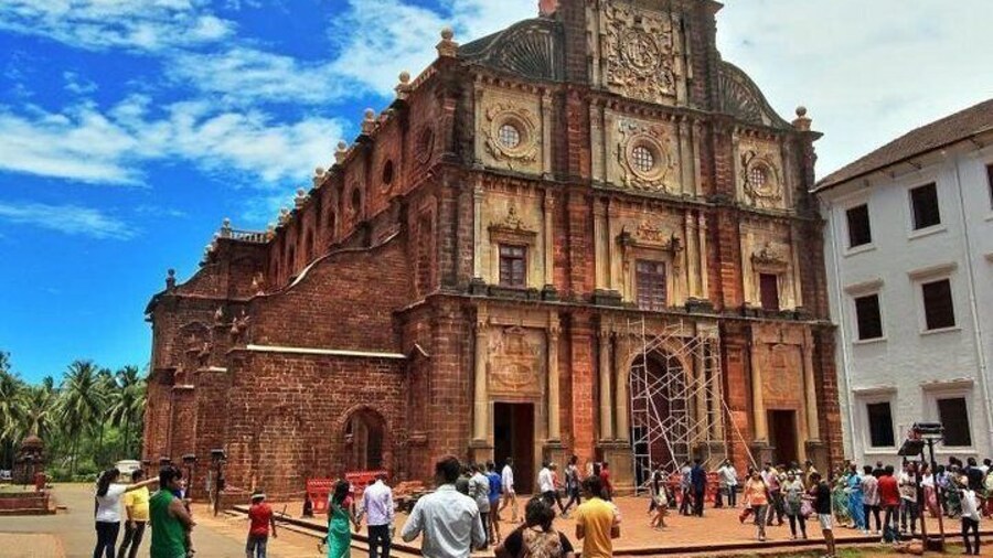 Basilica of Bom Jesus Church in Goa