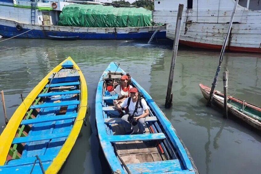 Boating at Sunda Kelapa harbour