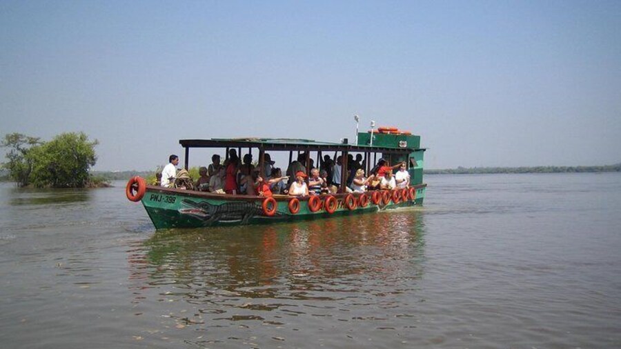 Crocodile spotting with walking tour of local plantation in Goa