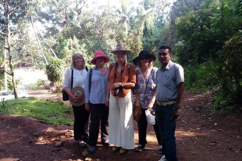 Crocodile spotting with walking tour of local plantation in Goa