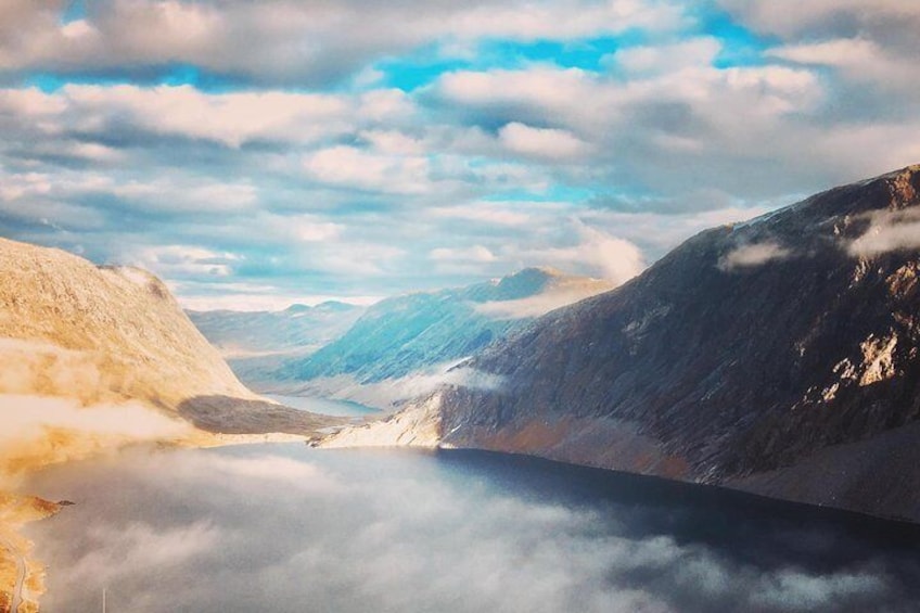 Over clouds