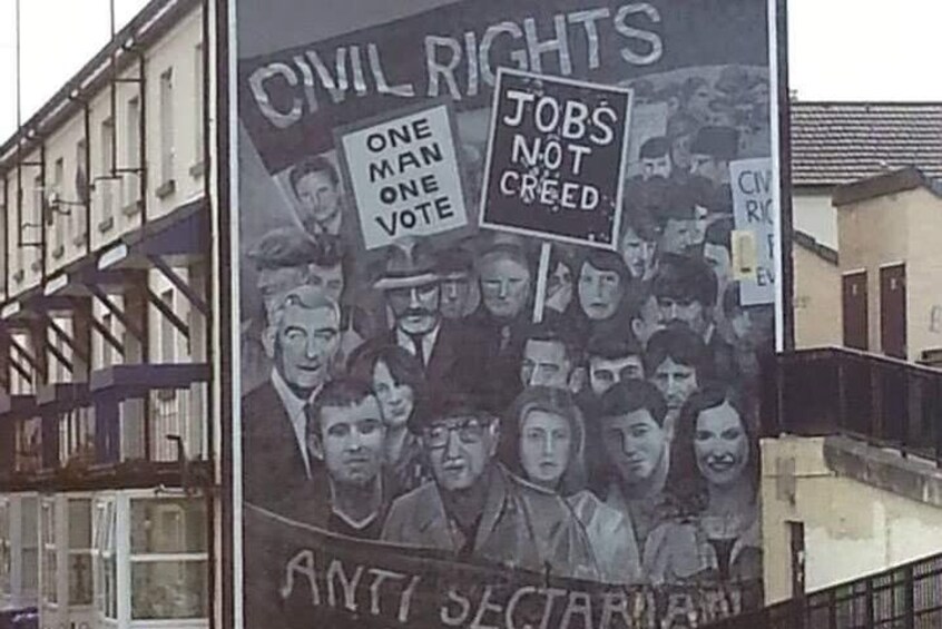 Bogside 1972 Civil Rights Mural