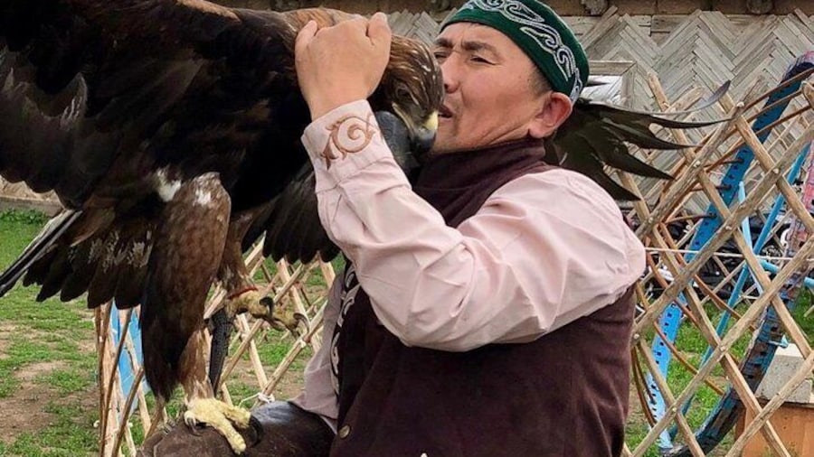 Trip to Kazakh family of Eagle hunters in Nur-Sultan
