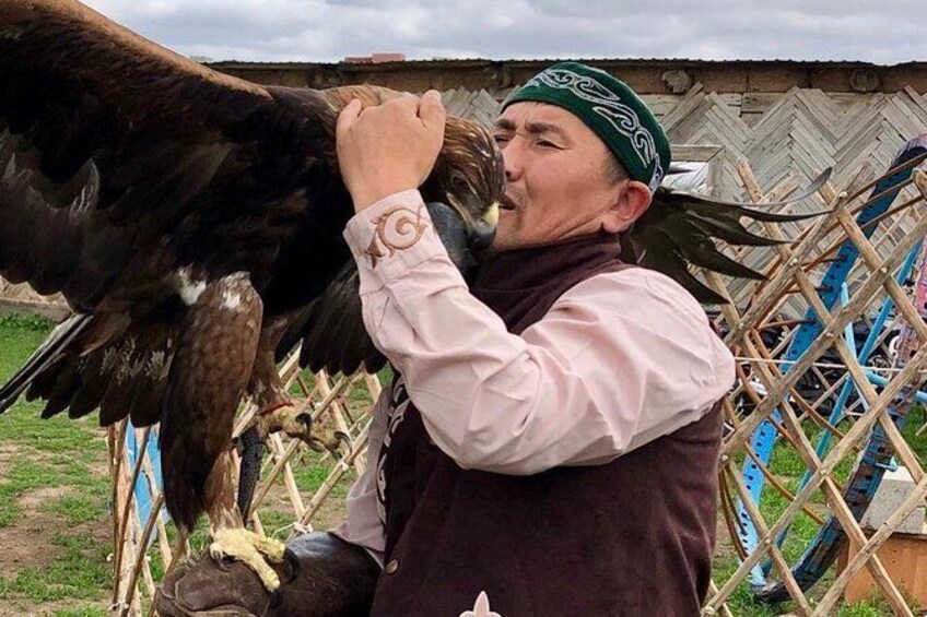Show item 1 of 8. Trip to Kazakh family of Eagle hunters in Nur-Sultan (6 hours)