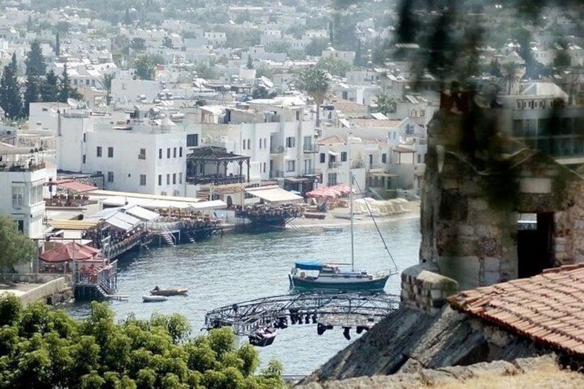 view from bodrum castle 