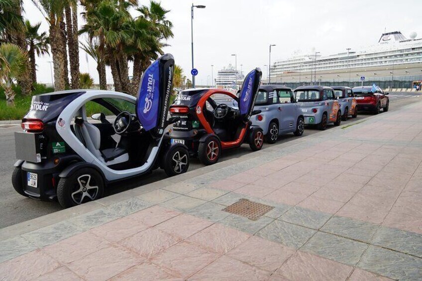 If you come to Malaga on cruise ships, we will pick you up at the Cruise terminal.
