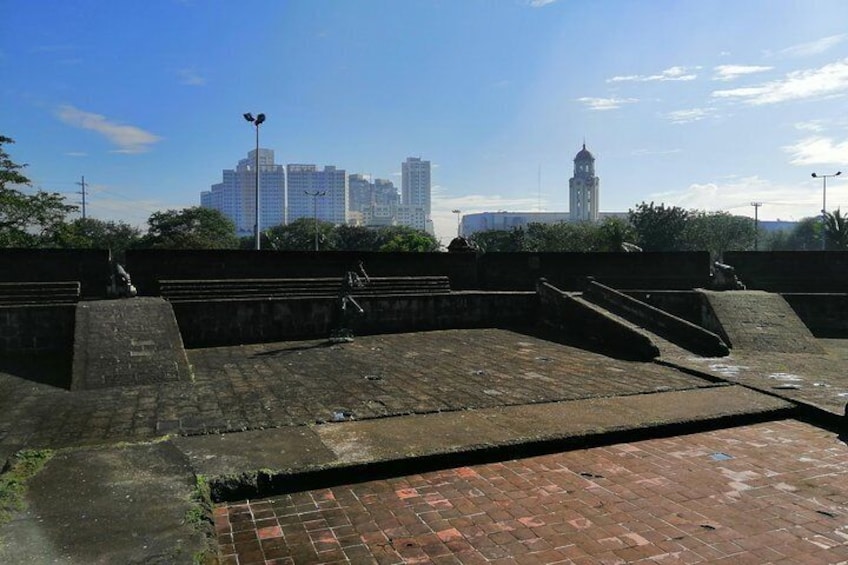 On top of the walls of Intramuros