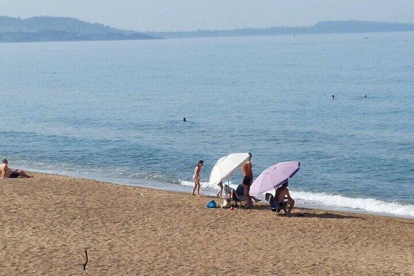 kourouta sandy beach all included from Katakolo port