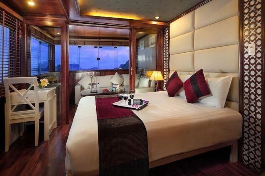 2-Day Halong Bay With 3 Star Cruise from Hanoi: Deluxe Cabin, Cave, Kayaking