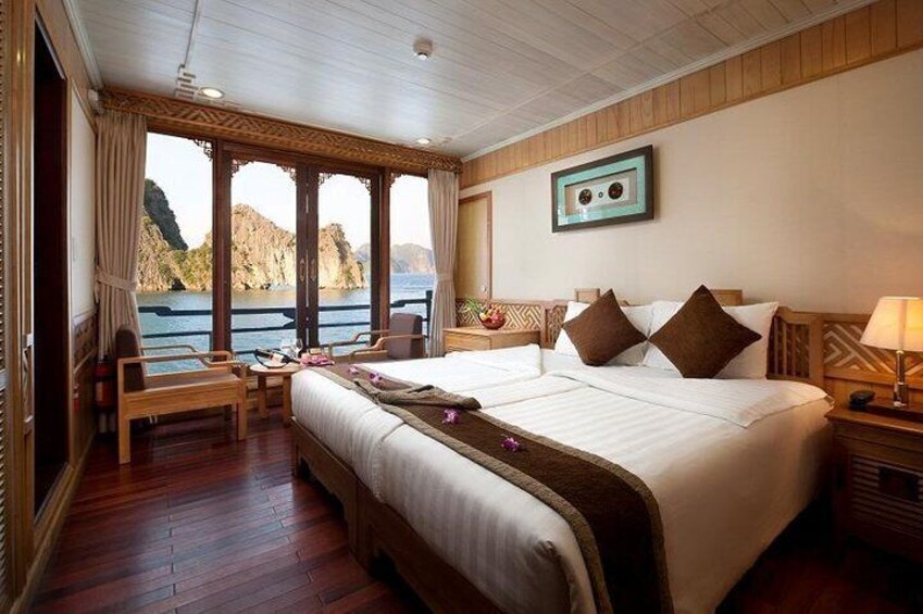 2-Day Halong Bay With 3 Star Cruise from Hanoi: Deluxe Cabin, Cave, Kayaking