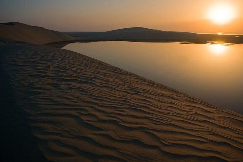 Half Day Desert Safari || Sand Boarding || Camel Ride || Inland Sea Visit ||