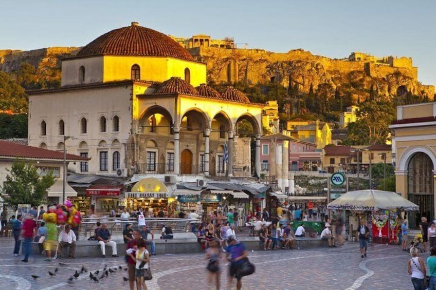 Monastiraki Square and the fleamarket
