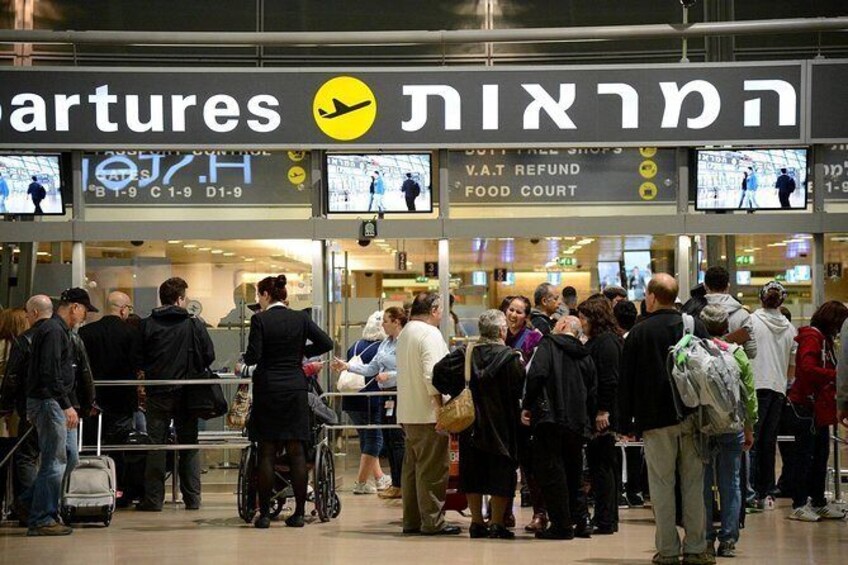 Fast Track VIP Service at TLV Ben Gurion airport in Tel Aviv, Israel