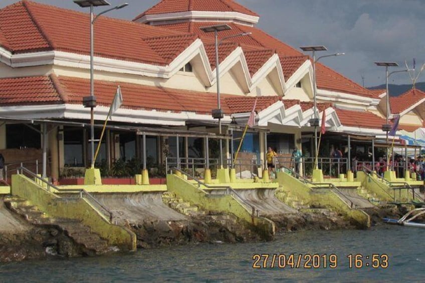 Show item 4 of 18. Caticlan Jettyport Loading Area