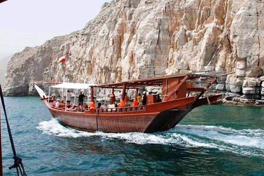 Khasab dhaow cruise,Oman tours,Oman day tours