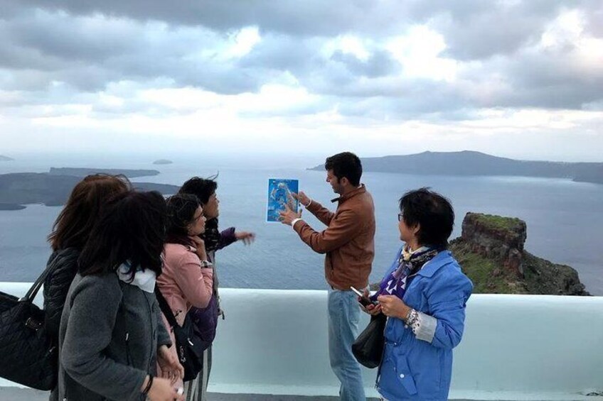 santorini highlights private tour